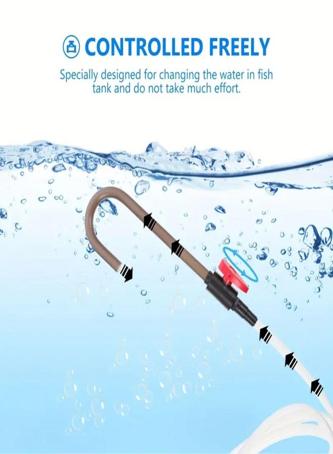 VAYINATO® Aquarium Water Filling J-Pipe | Easy to Hold The Pipe on The Tank | Plastic (Black) by Petzlifeworld - Image 2